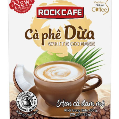 Cà phê dừa ROCKCAFE (Hộp 20 gói)