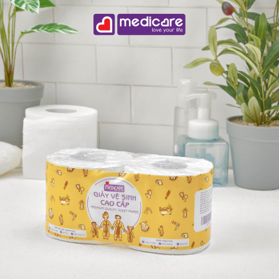 Giấy vệ sinh cao cấp MEDiCARE cặp 2 cuộn