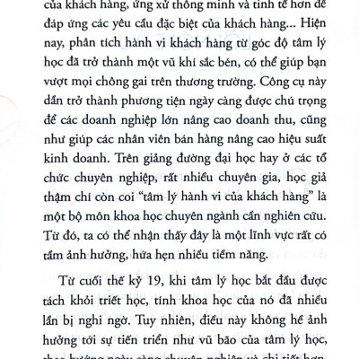 Thao Túng Hành Vi Trong Bán Hàng