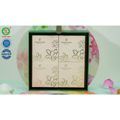 Hộp Bánh Trung Thu 4 bánh 1 trứng 150g - COMBO SUPER A8 - Thành Long - (600g) - VIỆT NAM