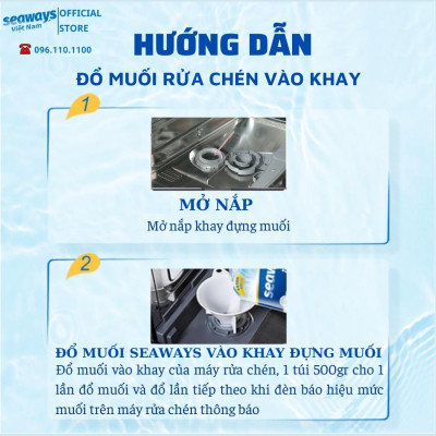 Combo 20 Túi 35 viên rửa chén bát Seaways dành cho máy rửa chén bát