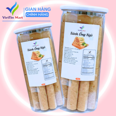 Bánh Ống Ngò Nhân Kem Sầu Riêng Viettin Mart 450Gr