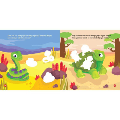 Sách - Combo 4 Cuốn Bóc Dán Hình Động vật đáng yêu - Animal Stickers (VT) mk