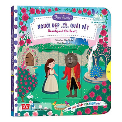 Sách Tương Tác - Sách Chuyển Động - First Stories - Beauty And The Beast – Người Đẹp Và Quái Vật - Đinh Tị Books