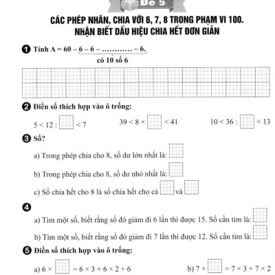 Phát Triển Trí Thông Minh Toán Lớp 3