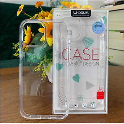 Ốp lưng iPhone 13/ 13 Pro hiệu Likgus trong viền PU - Hàng chính hãng