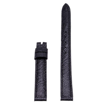 HJ8417-18-19-23 Dây đồng hồ Huy Hoàng da đà điểu size 12, 14 màu đen, nâu đất, vàng bò, nâu đỏ