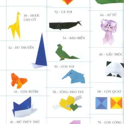 Origami Trò Chơi Gấp Giấy Dành Cho Trẻ Em - Tập 1