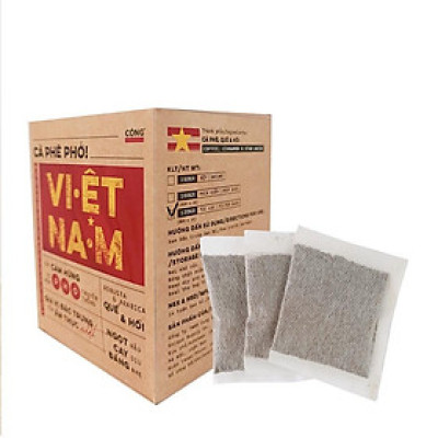 Cà phê phin giấy Cộng Cà Phê 10 gói x 10 gr