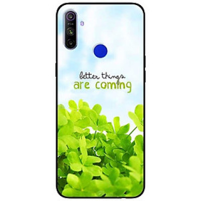 Ốp lưng dành cho Realme C3 mẫu Cỏ Xanh Và Chữ