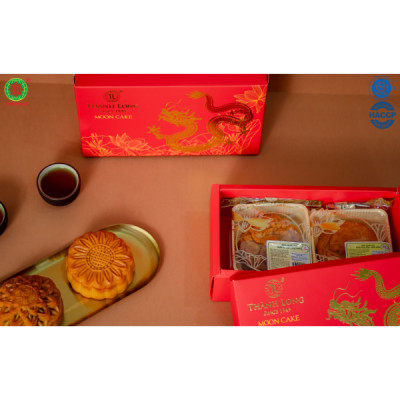 HỘP BÁNH TRUNG THU 2 BÁNH 2 TRỨNG 270G - COMBO B - THÀNH LONG (540G) - VIỆT NAM