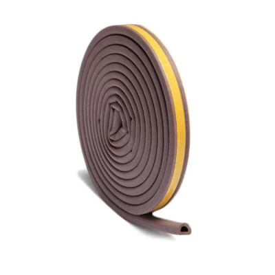 Combo 10 mét gioăng D, gioăng dán cửa gỗ, gioăng giảm trấn, gioăng chống ồn cánh cửa nhà, gioăng chống bụi, ron D