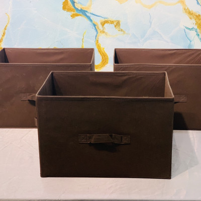 Bộ 3 chiếc thùng đựng đồ đa năng CA02 có thể cất giữ sách vở, đồ chơi - Combo 3 chiếc không nắp tùy chọn màu theo sở thích D Danido