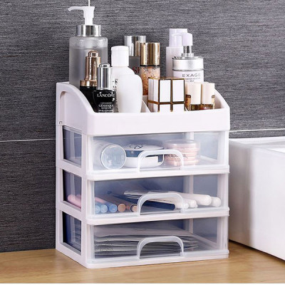 Kệ Đựng Mỹ Phẩm Đồ Trang Điểm Trang Sức 4 Tầng Ngăn Kéo Tiện Dụng