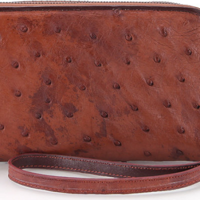 Ví nữ da đà điểu 2 khóa Huy Hoàng nhiều màu HT3440-41-42-43