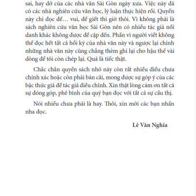 Văn Học Sài Gòn 1954-1975 - Những Chuyện Bên Lề (Tái Bản 2023)