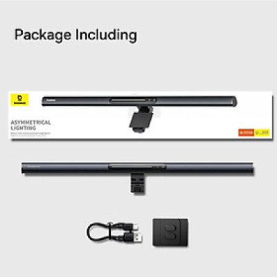 Đèn treo màn hình Baseus i-wok 3 Series Asymmetric Light Source Magnetic Screen Hanging Light (Ra > 95) - Hàng chính hãng