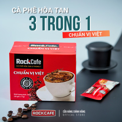 [CB] 2 hộp: Cà phê Dừa (12 gói x 20gr) + cà phê Chuẩn Vị Việt (20 gói x 17gr)