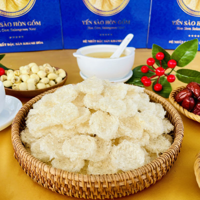 Yến Hũ Tự Chưng Nguyên Chất (Tặng nguyên liệu) Set 6,12 hũ - Yến Sào Hòn Gốm Khánh Hoà - HGK NEST