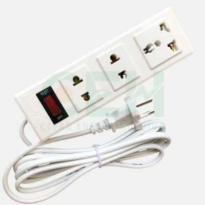 Ổ cắm Điện Quang ĐQ 002A-02 3 lỗ, dài 2 mét và 5 mét, tự ngắt điện khi quá tải, an toàn 99.9% cho người dùng