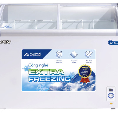 Tủ đông Hòa Phát HSF AD8451.C1 mặt kính inverter 451L - hàng chính hãng - chỉ giao HCM