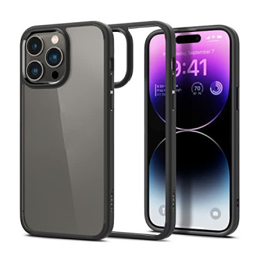 Ốp lưng chống sốc viền cao su cho iPhone 14 Pro Max (6.7 inch) thiết kế mặt lưng trong suốt Hiệu Rock hybrid Protective Case (độ đàn hồi cao, bảo vệ toàn diện, tản nhiệt tốt) - hàng nhập khẩu