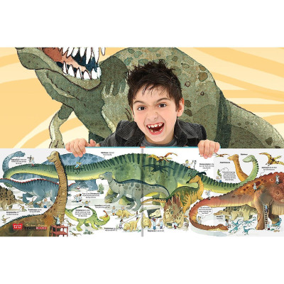 Sách - Big Book Of Big Dinosaurs - Cuốn Sách Khổng Lồ Về Các Loài Khủng Long - Đinh Tị Books