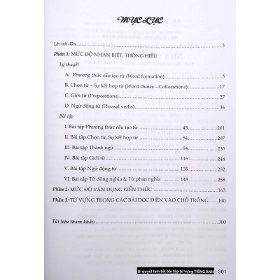 Sách - Bí Quyết Làm Tốt Bài Tập Từ Vựng Tiếng Anh - Ôn Thi THPT Quốc Gia - Hồng Ân