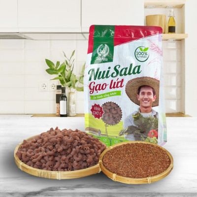 Nui Gạo Lức Hữu Cơ Hình Chữ C Thực Dưỡng Loại Ngon Ăn Kiêng Giảm Cân