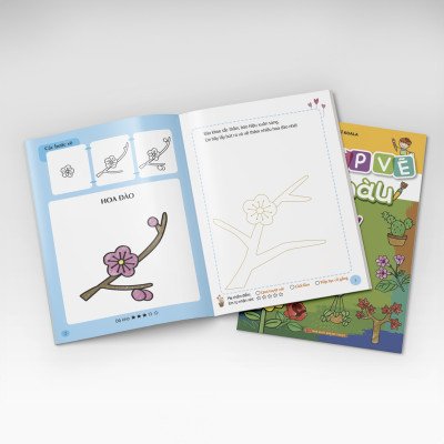 Em Tập Vẽ Và Tô Màu - Túi 8 Cuốn