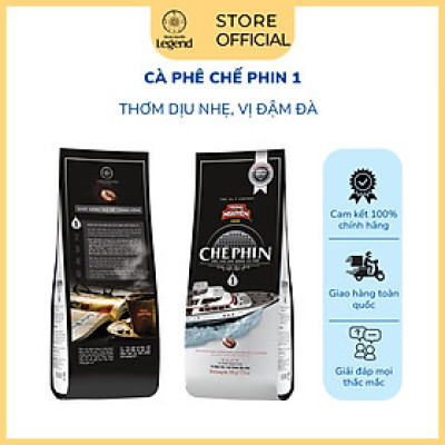 Combo 2 Bịch Cà Phê Trung Nguyên Legend Chế Phin 1 – Gói 500g – Gu Mạnh, Đắng Gắt, Chuẩn Cà Phê Việt
