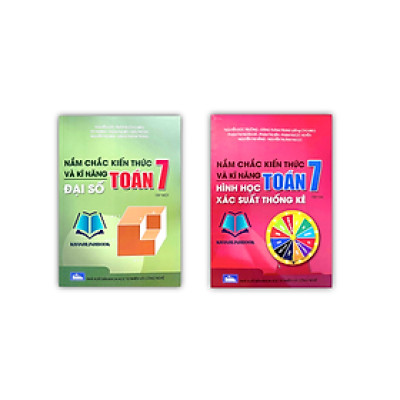 Sách - Combo Nắm chắc kiến thức và kĩ năng Toán 7 ( tập 1 + 2 )