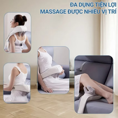 Máy massage cổ vai gáy P11 & GH-818  mô phỏng bàn tay người massage, hỗ trợ giảm đau mỏi, giúp thư giãn