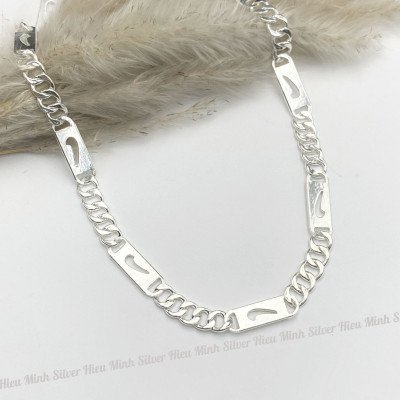 Dây Chuyền Nam Bạc Ta 925 Bạc Hiểu Minh DBN017