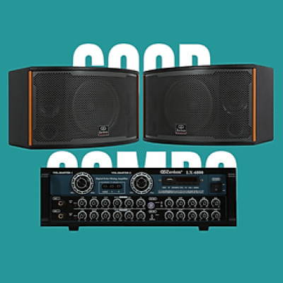 Dàn Karaoke gia đình Loa Zenbos XR-680 400W/Loa Bass 25 cm, 3 đường tiếng và Amply Bluetooth Công Suất Lớn 800W Zenbos LX-6800, 12 Sò Đại (Hàng Chính Hãng)