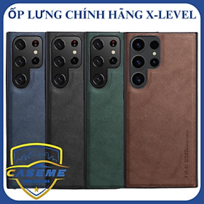 Ốp lưng da dành cho Samsung S25/S25 Plus/S25 Ultra X-Level cao cấp - Hàng Nhập Khẩu