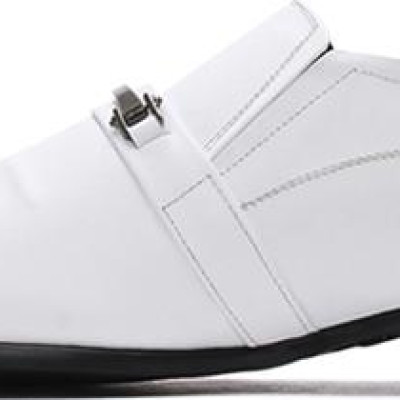 Giày Tây Nam Huy Hoàng Da Bò HC7135 - Trắng