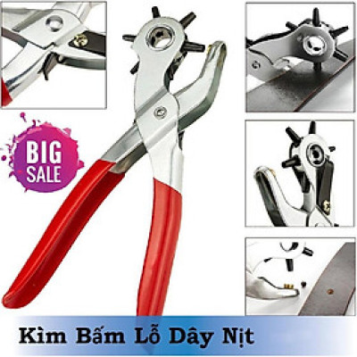 Kìm Bấm Lỗ Dây Nịt Cao Cấp Tiện Lợi Dễ Sử Dụng