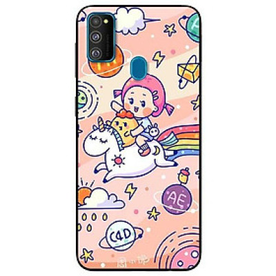 Ốp lưng dành cho Samsung M30 - M30s - M31 mẫu Cô Gái Cưỡi Ngựa