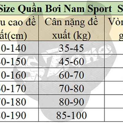 Quần Bơi Lửng Nam Phong Cách Chuyên Nghiệp Thời Trang Thể Thao SQB106