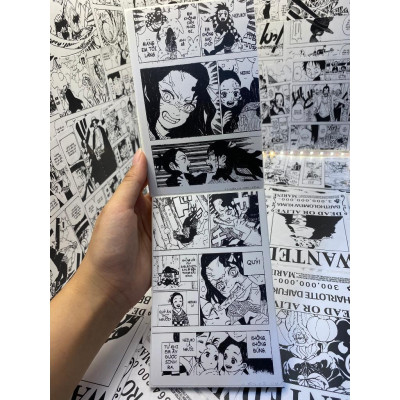 50 Miếng Truyện Tranh Dán Tường Truyện Tranh One Piece - Naruto - Dragon Ball - 7 Viên Ngọc Rồng - Thanh Gươm Diệt Quỷ