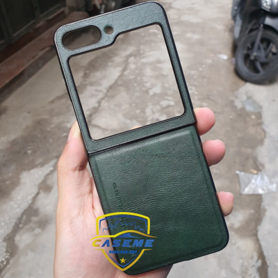 Ốp lưng da dành cho Samsung Galaxy Z Flip5/Z Flip6 hàng chính hãng X-Level cao cấp - Hàng Chính Hãng