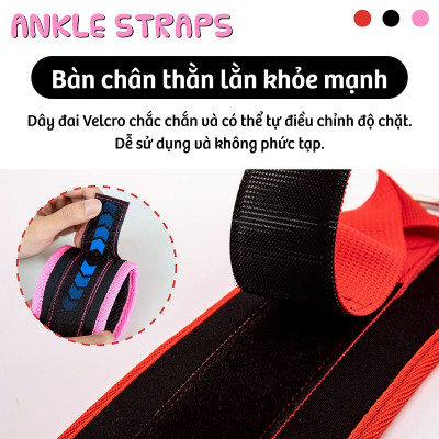 Dây đai đeo cổ chân tập gym Strength training ankle sleeve