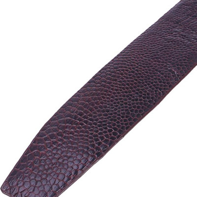 Thắt Lưng Nam Da Đà Điểu Bản Lớn Đầu Kim Huy Hoàng HT4422 - Nâu Đất