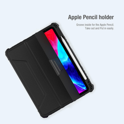 Bao da cao cấp cho iPad Air 10.9/Air 4, iPro 11 (2020), iPro 11 (2021) hàng chính hãng Nillkin Bumper Leather có nắp bảo vệ camera
