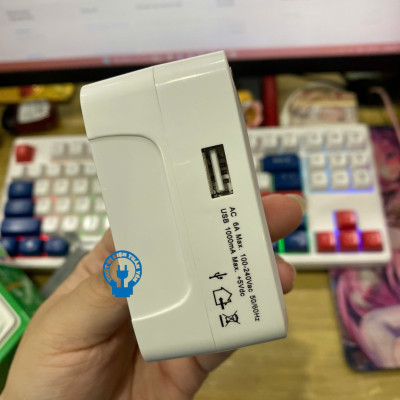 Ổ Cắm Du Lịch Đa năng MPE TA3 - 1 Cổng USB - Hàng Chính Hãng