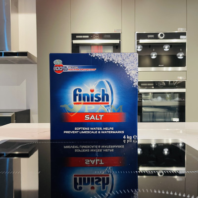 Combo Viên rửa bát Finish All in 1 max 48 viên hương chanh + Muối Finish 4kg + Nước làm bóng Finish 400ml hương chanh