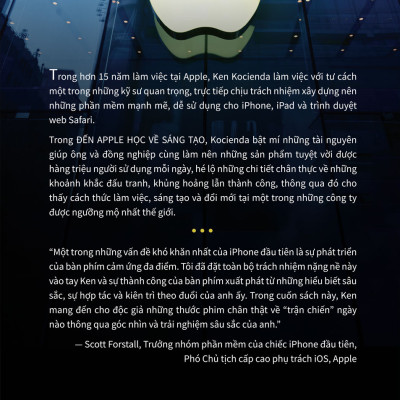 Đến Apple học về sáng tạo - Tác giả Ken Kocienda