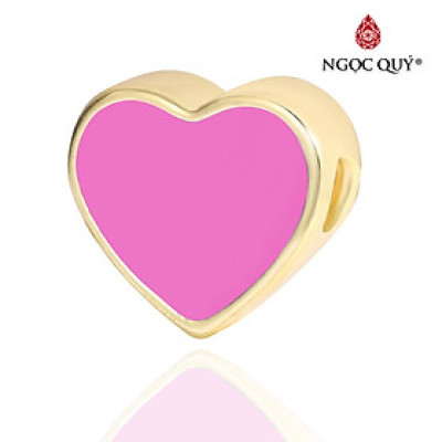 Charm hợp kim hình trái tim - Ngọc Quý Gemstones
