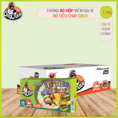 Thùng Viên Gia Vị Hủ Tiếu Chay 126g Ông Chà Và 80 Hộp Thơm Ngon Tiện Lợi Siêu Tiết Kiệm Cho Quán Ăn Và Nhà Hàng